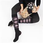 Socks Epplejeck EJSquare Lurex Black-Brown