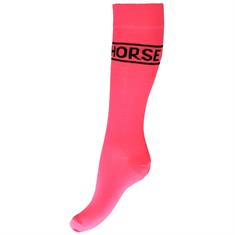 Socks Epplejeck Neon Horse Pink-Black