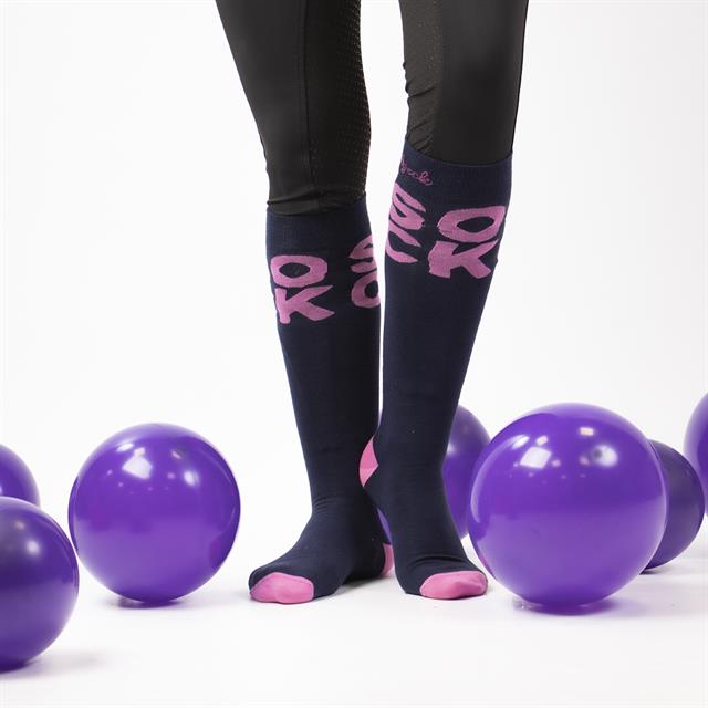 Socks Epplejeck Sock Dark Blue-Pink