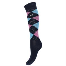 Socks Epplejeck Square Men Dark Blue-Light Blue