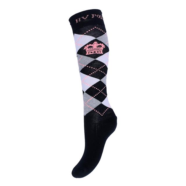 Socks HV POLO Argyle Black-Grey