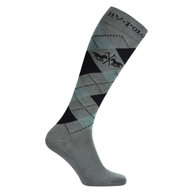 Socks HV POLO Argyle Green-Black