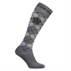 Socks HV POLO Argyle Light Grey-Grey