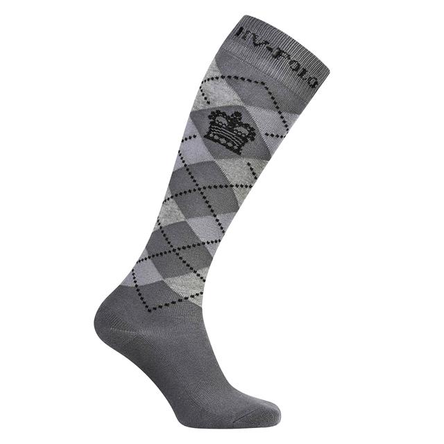 Socks HV POLO Argyle Light Grey-Grey