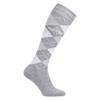 Socks HV POLO Argyle Mid Grey-White
