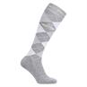Socks HV POLO Argyle Mid Grey-White