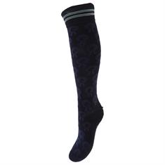 Socks Paardenpraat By Ej 3.0 All Over Dark Blue