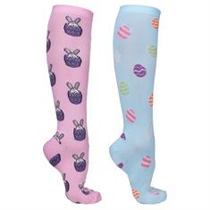 Socks QHP Easter 2-Pack Multicolour