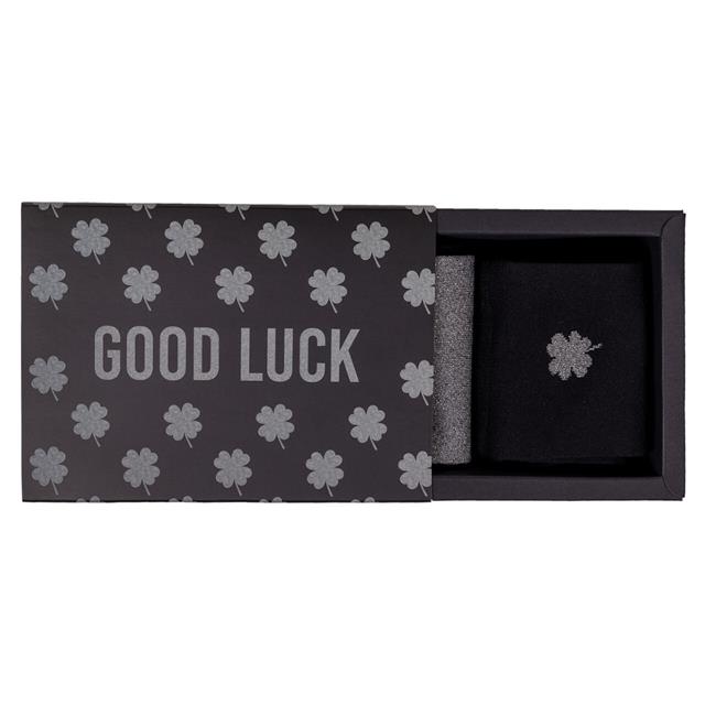 Socks QHP Gift Box 2-Pack Black-Silver