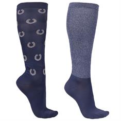 Socks QHP Gift Box 2-Pack Dark Blue