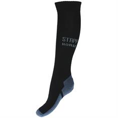 Socks Stapp Horse Effen Dark Blue