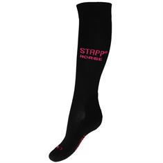 Socks Stapp Horse Fluor Black-Pink