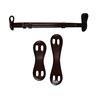 Sperrriemen mit 2 abnehmbaren Befestigungsschlaufen US Collection Dy'on Brown