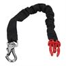 Spiral Cord Hit-Air Type Bungee Hook Long Black