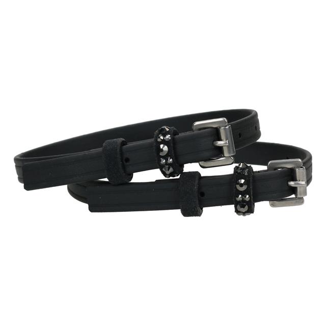 Spur Straps Epplejeck Biothane Crystal Black-Black