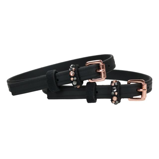 Spur Straps Epplejeck Biothane Crystal Black-Gold