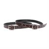 Spur Straps Epplejeck Luxurious Leather Brown-Silver