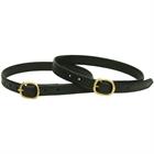 SPUR STRAPS LEATHER LUXE Black-Gold