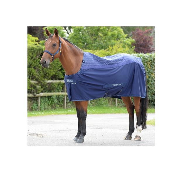 Stable Rug Bucas Therapy Dark Blue-Silver