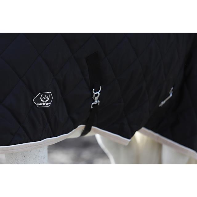 Stable Rug Horsegear Lodix 150g Black-beige
