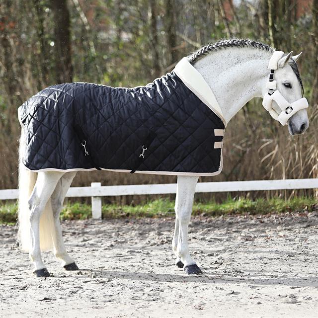 Stable Rug Horsegear Lodix 150g Black-Beige