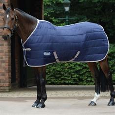Stable Rug WeatherBeeta ComFiTec 210D Channel 110gr Dark Blue-Silver
