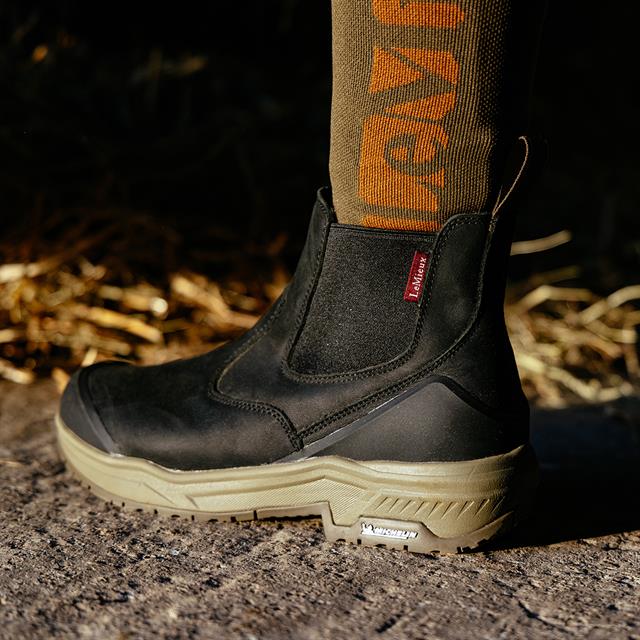 Steel Toe Boots LeMieux Trex Chelsea Black