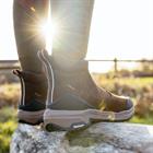 Steel Toe Boots with Zip LeMieux Brown