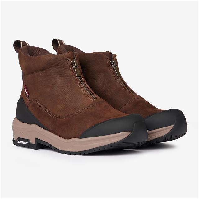 Steel Toe Boots with Zip LeMieux Brown