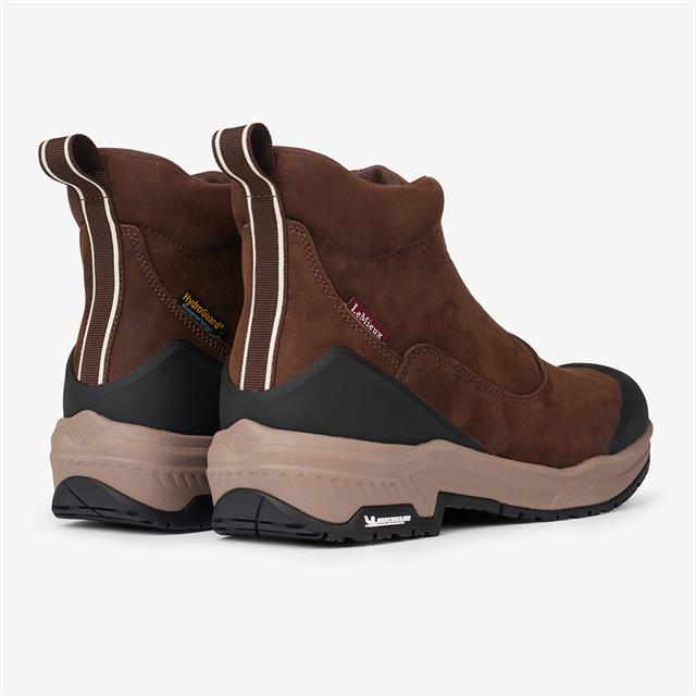 Steel Toe Boots with Zip LeMieux Brown