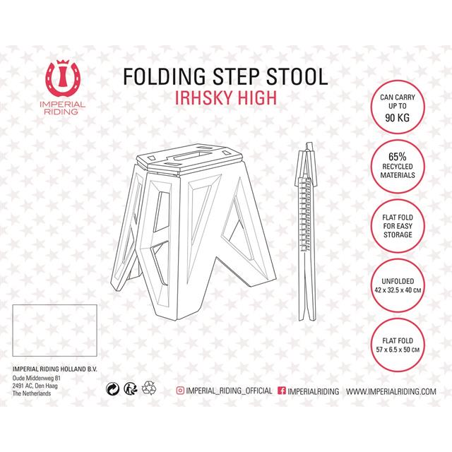 Step Stool Imperial Riding IRHSKY High Black
