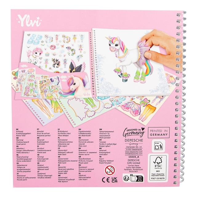 Sticker Book Dress Me Up Ylvi Multicolour