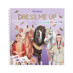 Sticker Book Miss Melody Dress Me Up Around The World Diverse Other