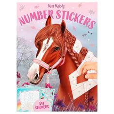 Sticker Book Miss Melody Number Stickers Multicolour