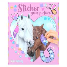 Sticker Book Miss Melody Sticker Your Picture Multicolour