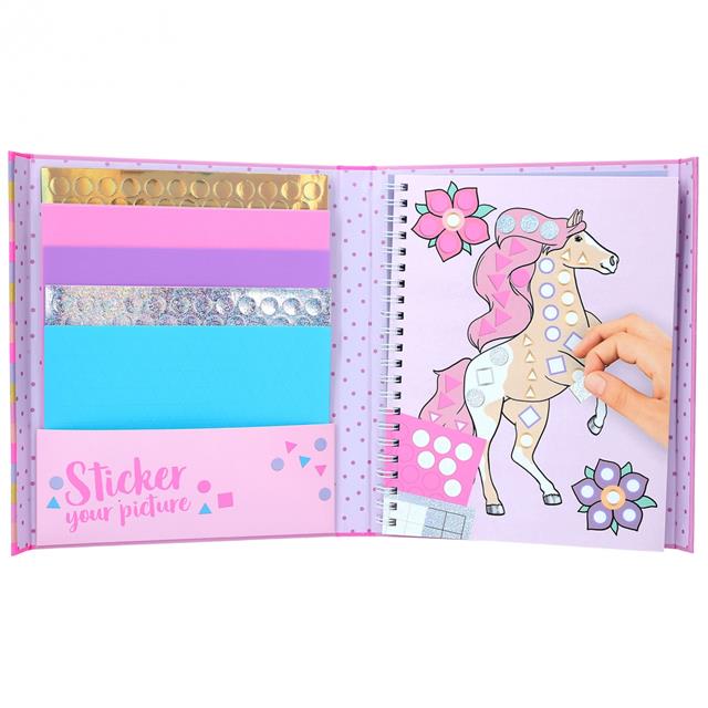 Sticker Book Miss Melody Sticker Your Picture Multicolour