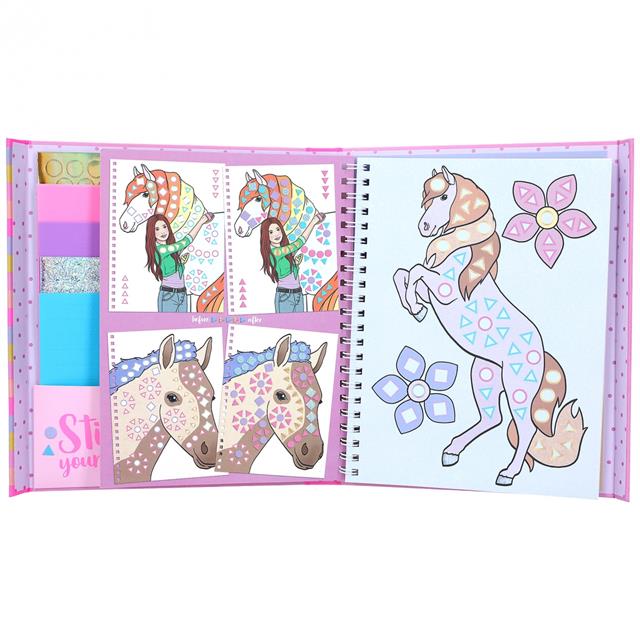 Sticker Book Miss Melody Sticker Your Picture Multicolour