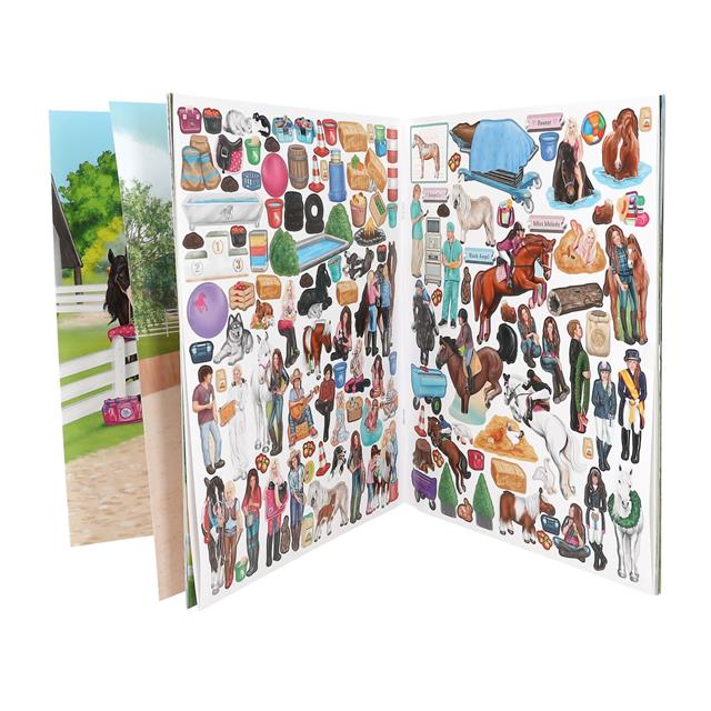 Sticker book Miss Melody Stickerworld Multicolour