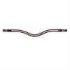 Stirnriemen Double White Swarovski V-Shape New English Collection Dy'on Brown
