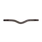 Stirnriemen V-Form mit Swarovskisteinen D Collection Dy'on Brown