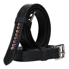 Stirrup Leathers Epplejeck EJCrystals Black-Gold