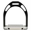 Stirrups Colour Aluminium Deluxe Black-Silver