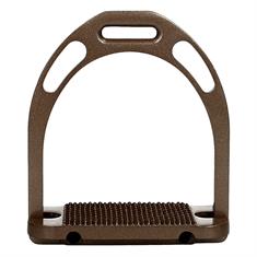 Stirrups Colour Aluminium Deluxe Brown