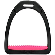 Stirrups Compositi Profile Premium Black-Pink