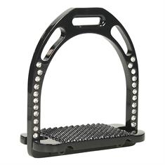 Stirrups Epplejeck Aluminium Glitter Black