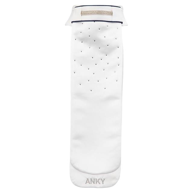 Stock Tie Anky Multi-Fit White-Dark Blue