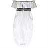 Stock Tie Anky Pleated Crown White