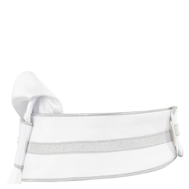 Stock Tie Anky Stone-Deluxe White-Silver