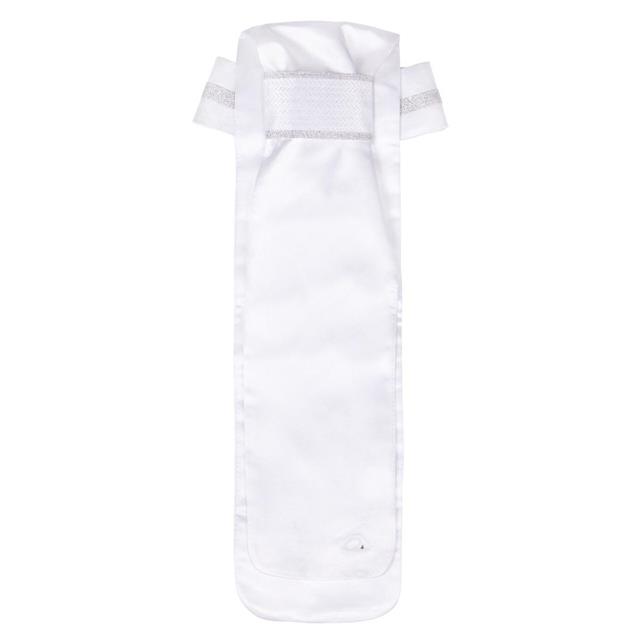 Stock Tie QHP Kae White-Silver