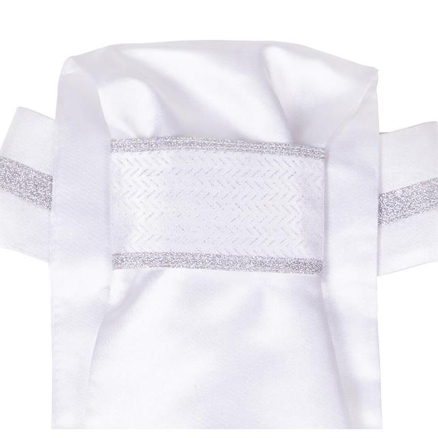 Stock Tie QHP Kae White-Silver